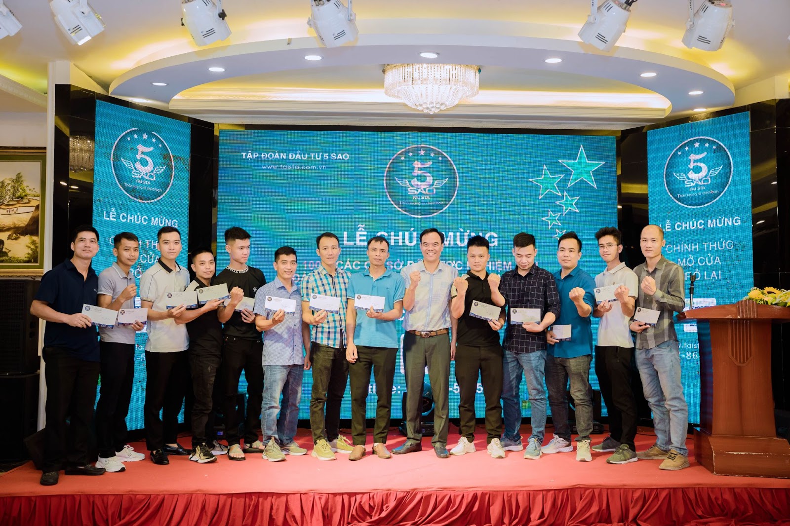 Tập đoàn 5 Sao tổ chức Lễ mừng công nghiệm thu 6 cơ sở 4