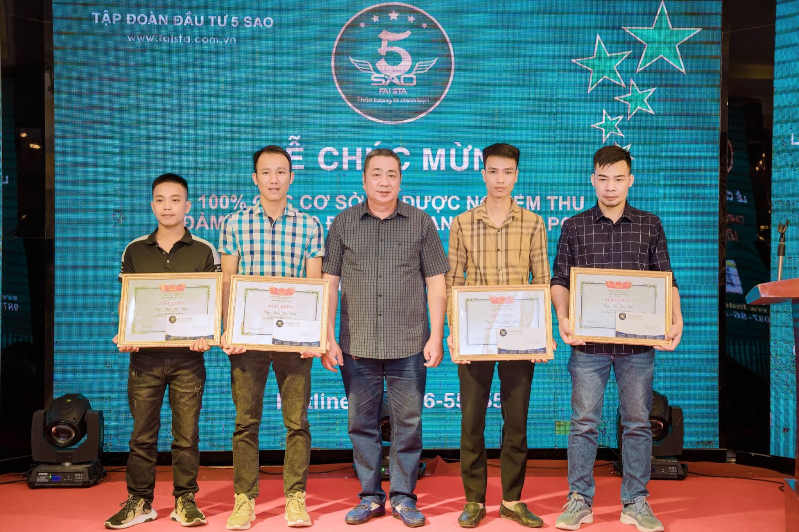 Tập đoàn 5 Sao tổ chức Lễ mừng công nghiệm thu 6 cơ sở 5