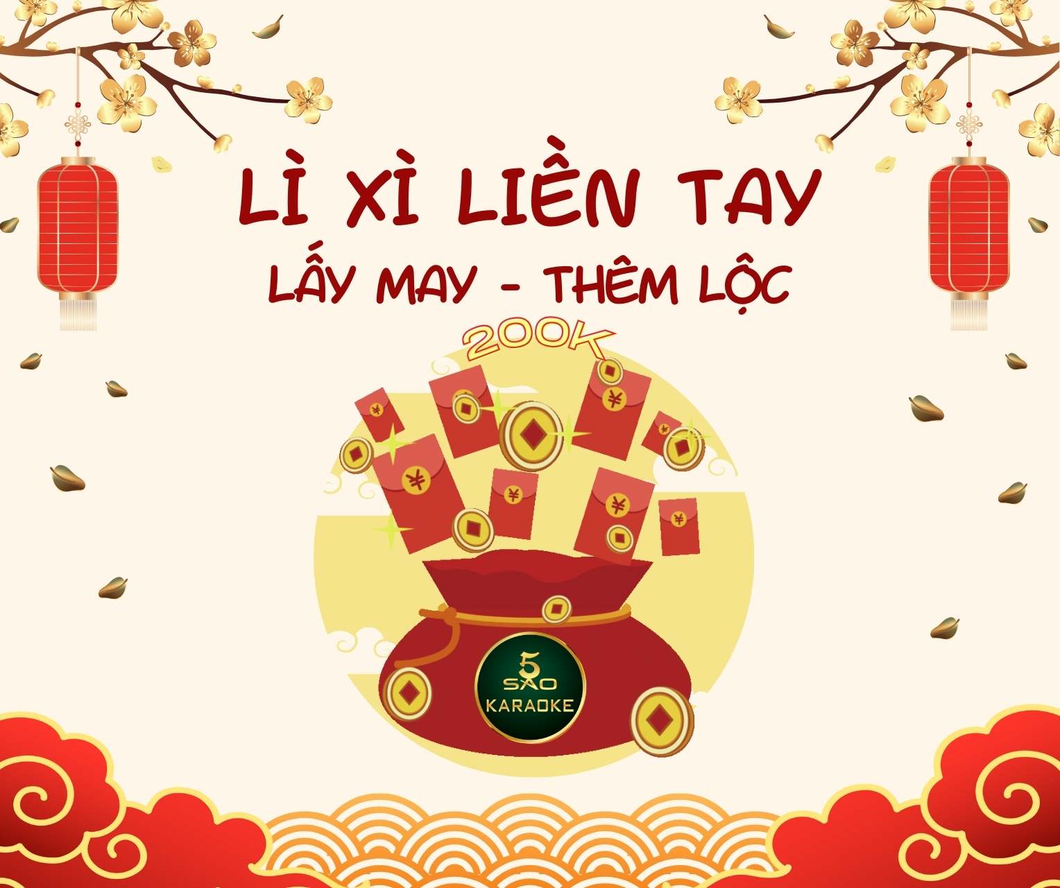 🧧LÌ XÌ LIỀN TAY - “LẤY MAY, THÊM LỘC”🧧