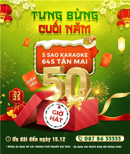 ​  𝐓𝐮̛𝐧𝐠 𝐛𝐮̛̀𝐧𝐠 𝐜𝐮𝐨̂́𝐢 𝐧𝐚̆𝐦 cùng ưu đãi KHỦNG