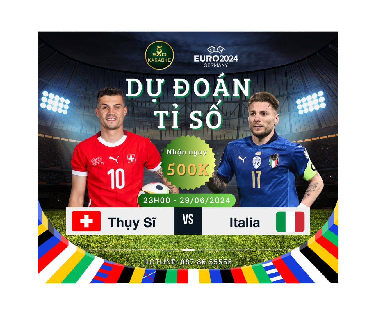 ⚽Mini Game DỰ ĐOÁN TỈ SỐ EURO 2024